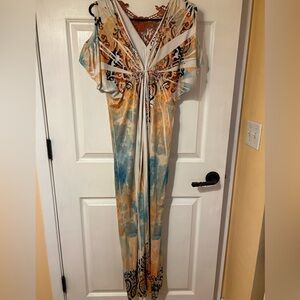 Multicolor Bohemian Maxi Dress